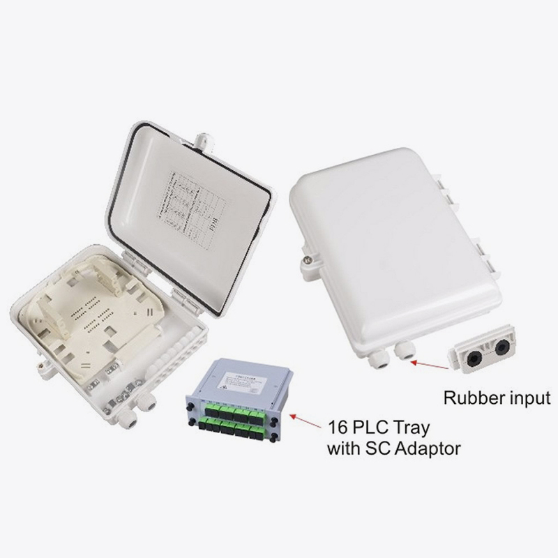 T7-225B-PLC 16 코어 광섬유 분포 박스